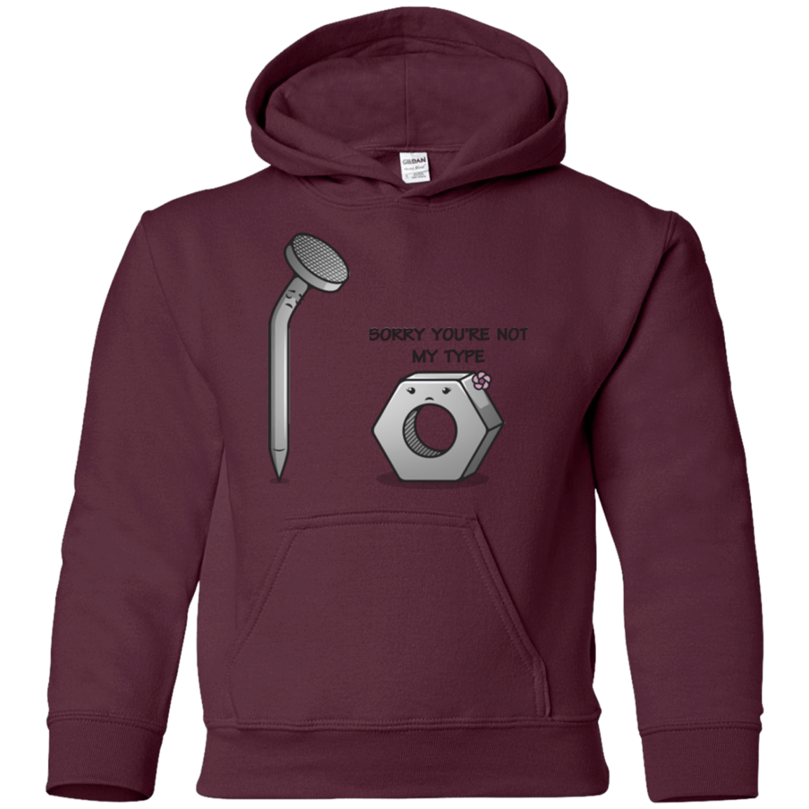 Sweatshirts Maroon / YS Screw this Youth Hoodie