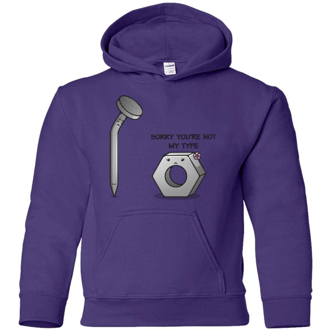 Sweatshirts Purple / YS Screw this Youth Hoodie