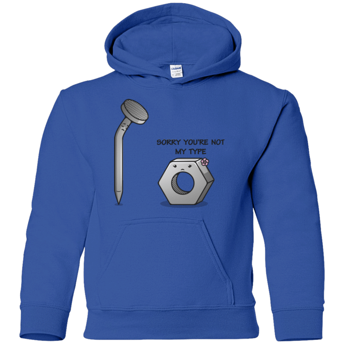 Sweatshirts Royal / YS Screw this Youth Hoodie