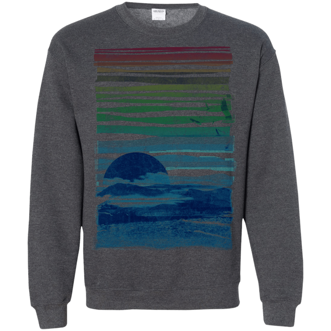Sweatshirts Dark Heather / S Sea Landscape Crewneck Sweatshirt