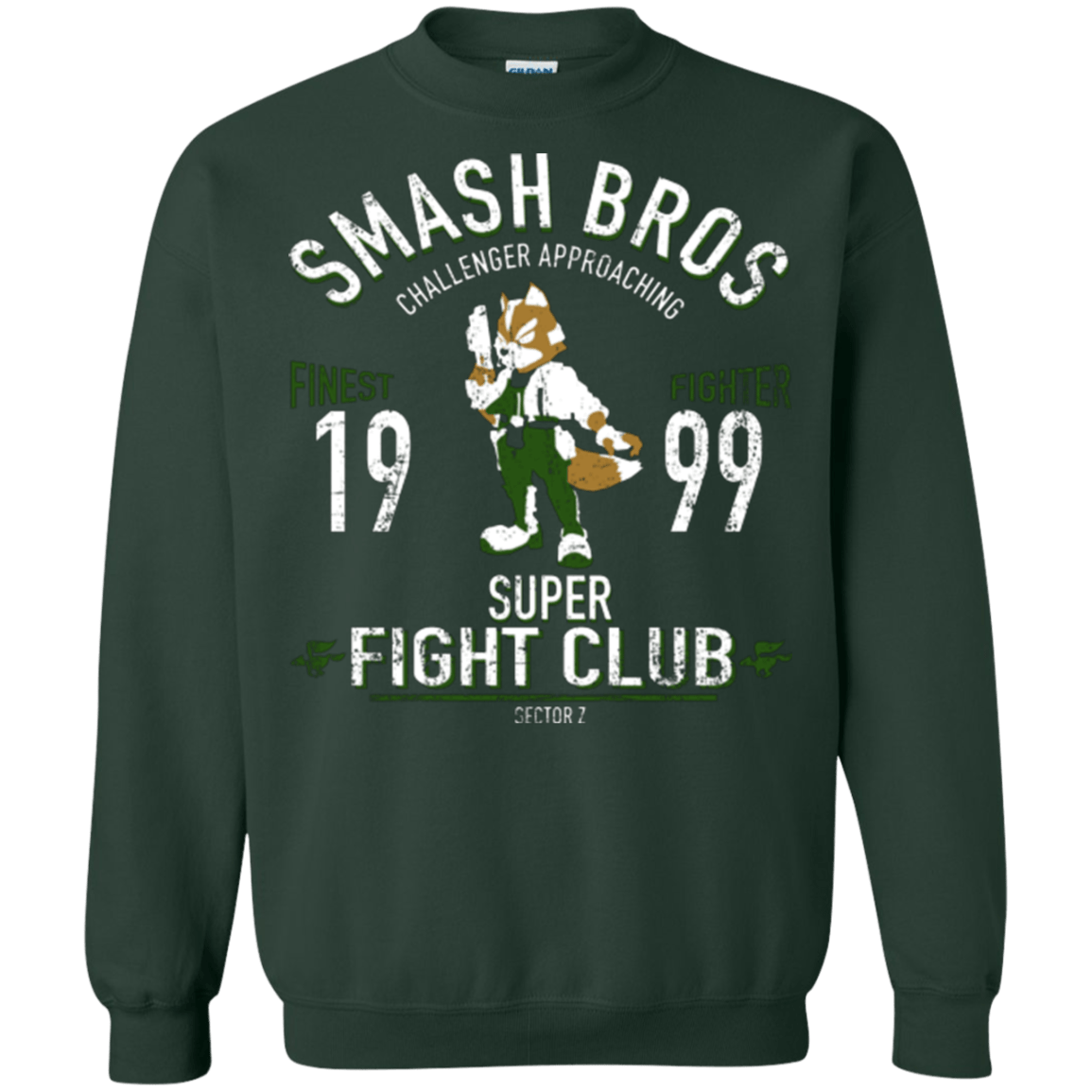 Sweatshirts Forest Green / Small Sector Z Fighter Crewneck Sweatshirt