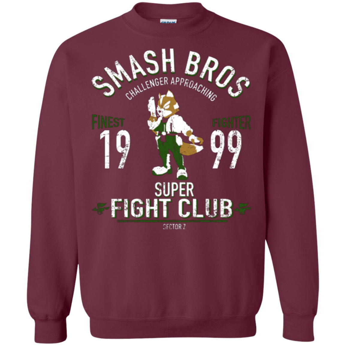Sweatshirts Maroon / Small Sector Z Fighter Crewneck Sweatshirt