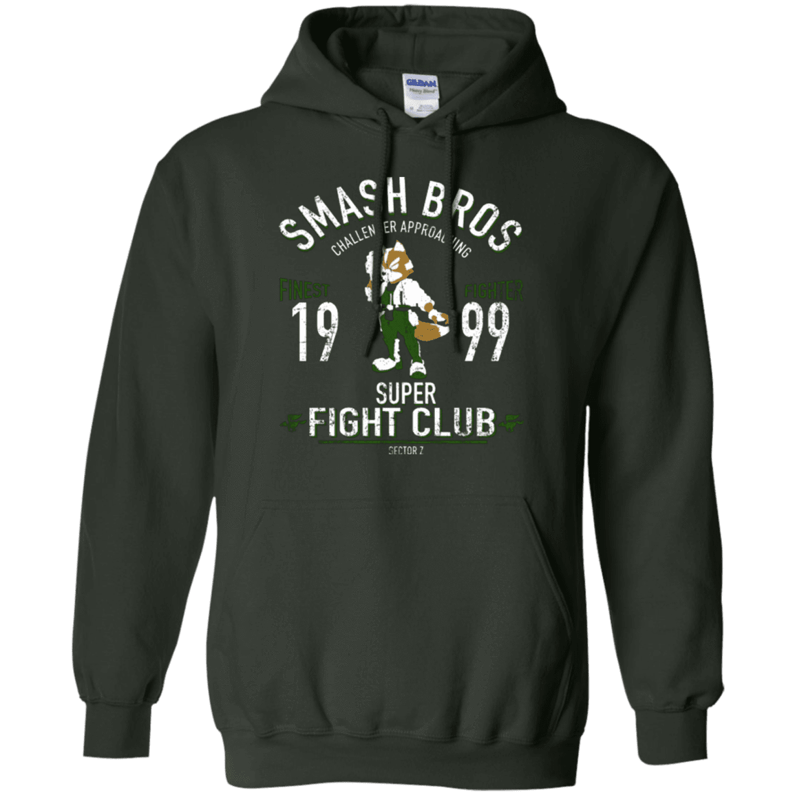 Sweatshirts Forest Green / Small Sector Z Fighter Pullover Hoodie