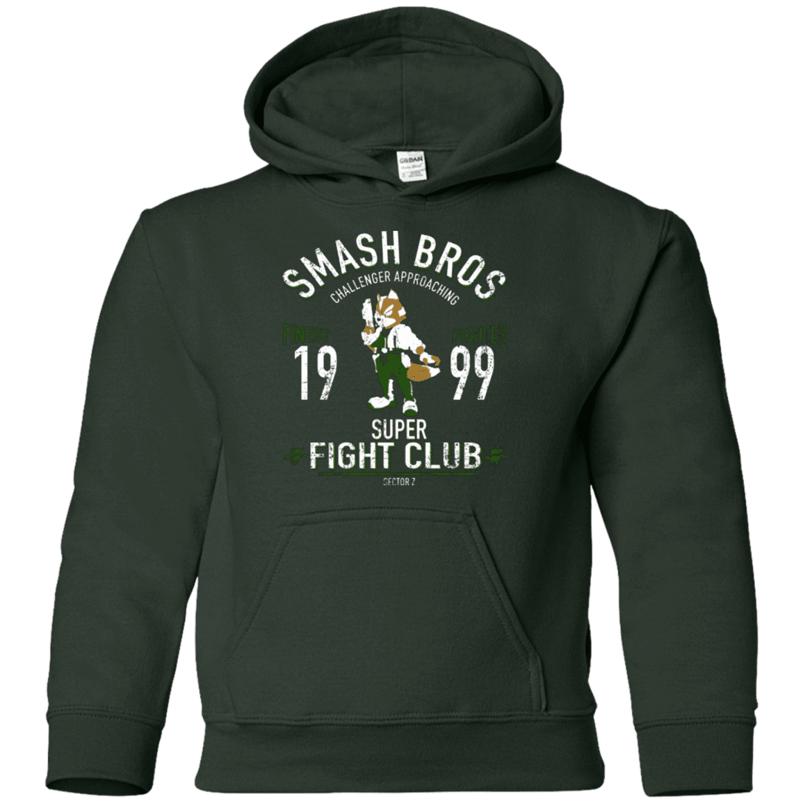 Sweatshirts Forest Green / YS Sector Z Fighter Youth Hoodie