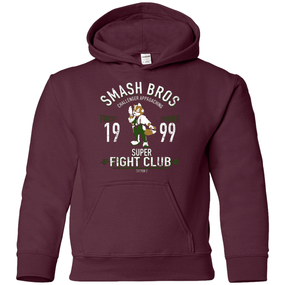 Sweatshirts Maroon / YS Sector Z Fighter Youth Hoodie