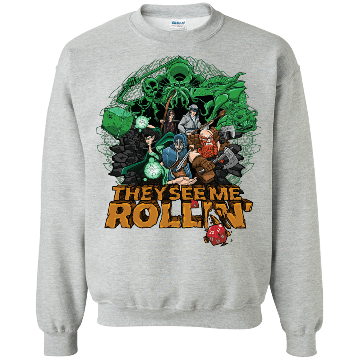 Sweatshirts Sport Grey / Small See me rolling Crewneck Sweatshirt