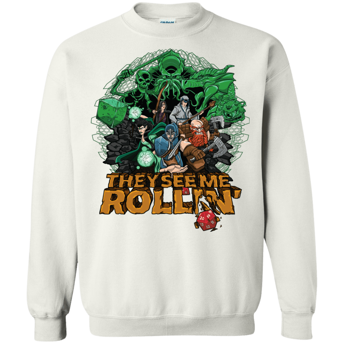 Sweatshirts White / Small See me rolling Crewneck Sweatshirt