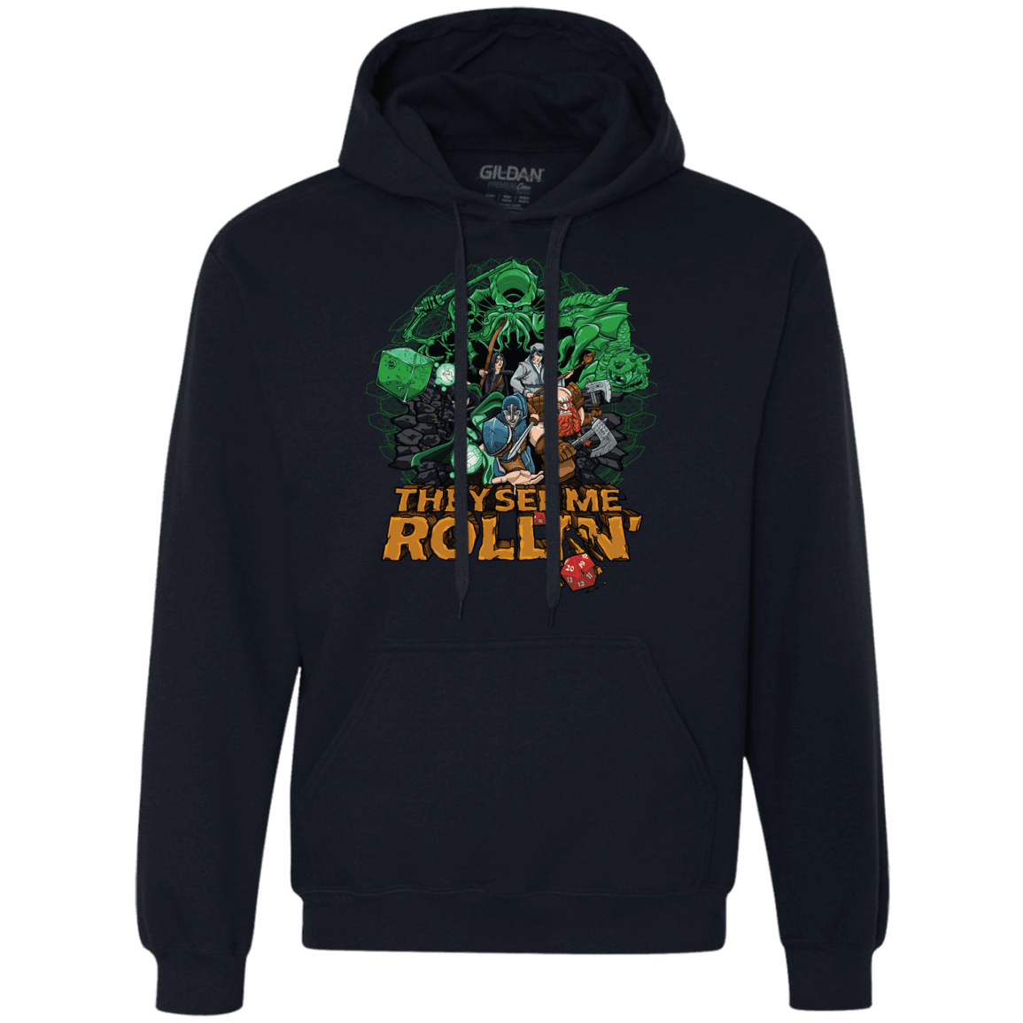 Sweatshirts Navy / Small See me rolling Premium Fleece Hoodie