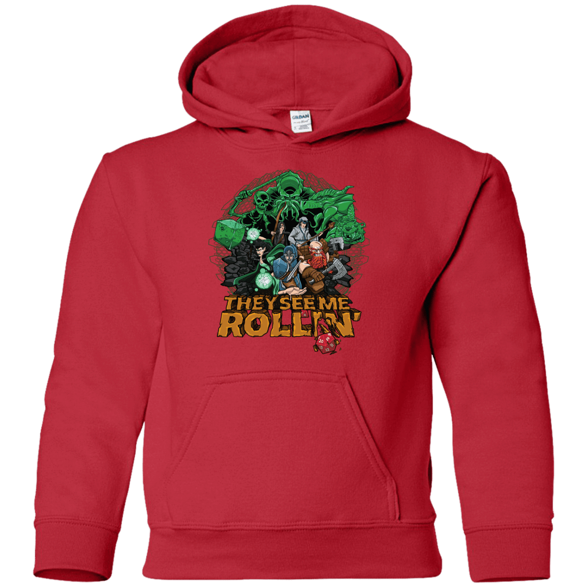 Sweatshirts Red / YS See me rolling Youth Hoodie