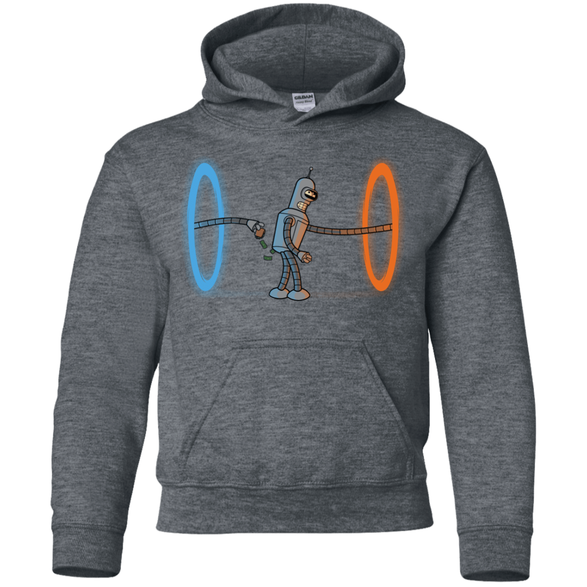 Sweatshirts Dark Heather / YS Self Service Youth Hoodie