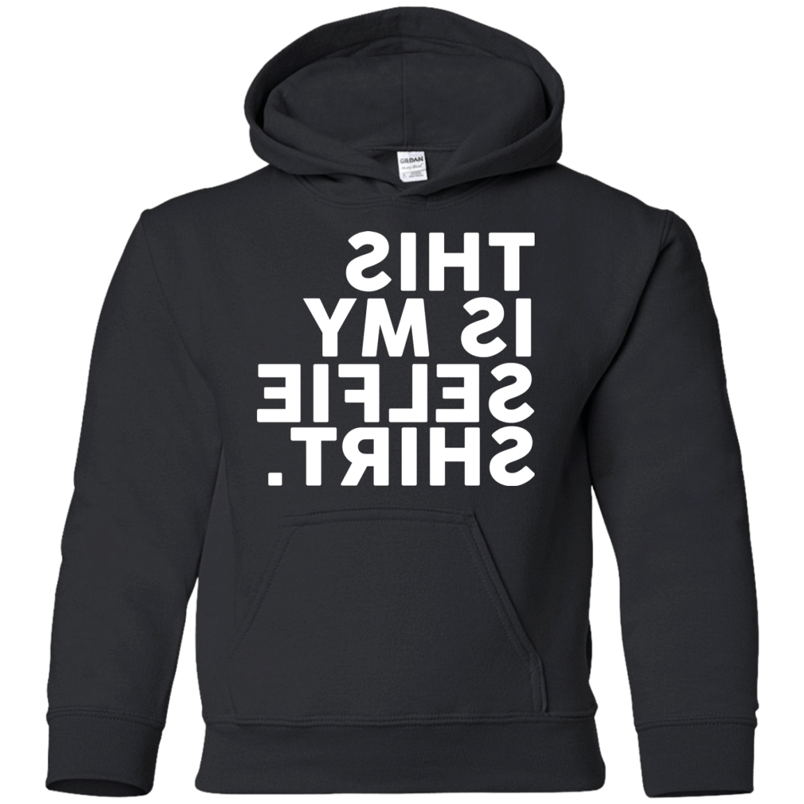 Sweatshirts Black / YS Selfie Shirt Youth Hoodie