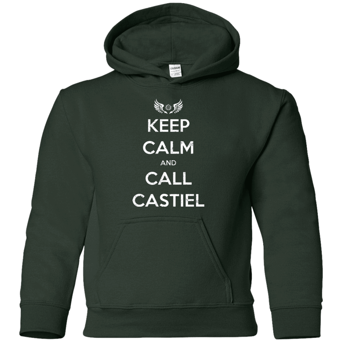 Sweatshirts Forest Green / YS Send Me An Angel Youth Hoodie