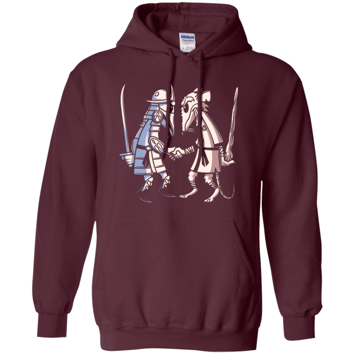 Sweatshirts Maroon / Small Sensei vs Sensei Pullover Hoodie