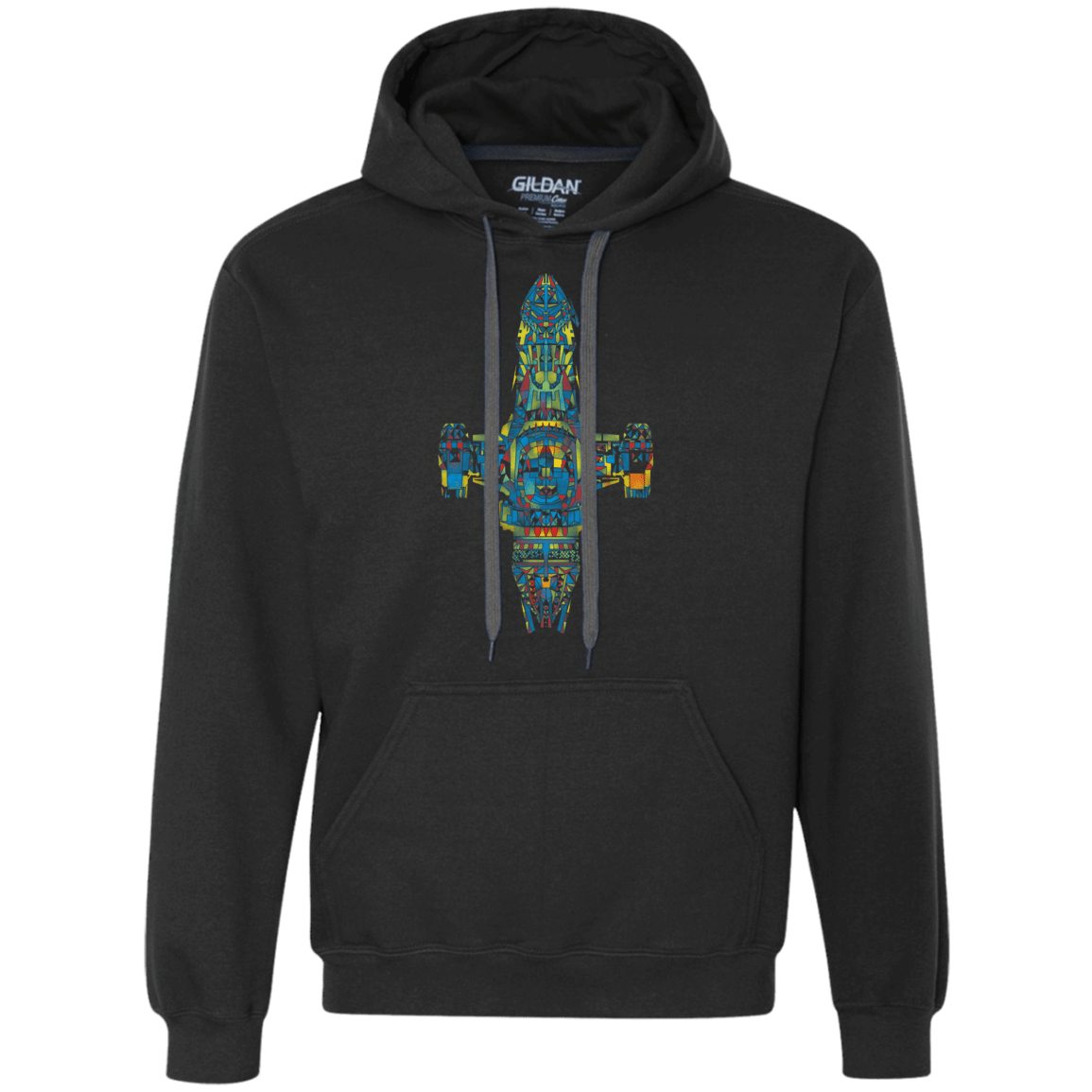Sweatshirts Black / S Serenity Mosaic Premium Fleece Hoodie
