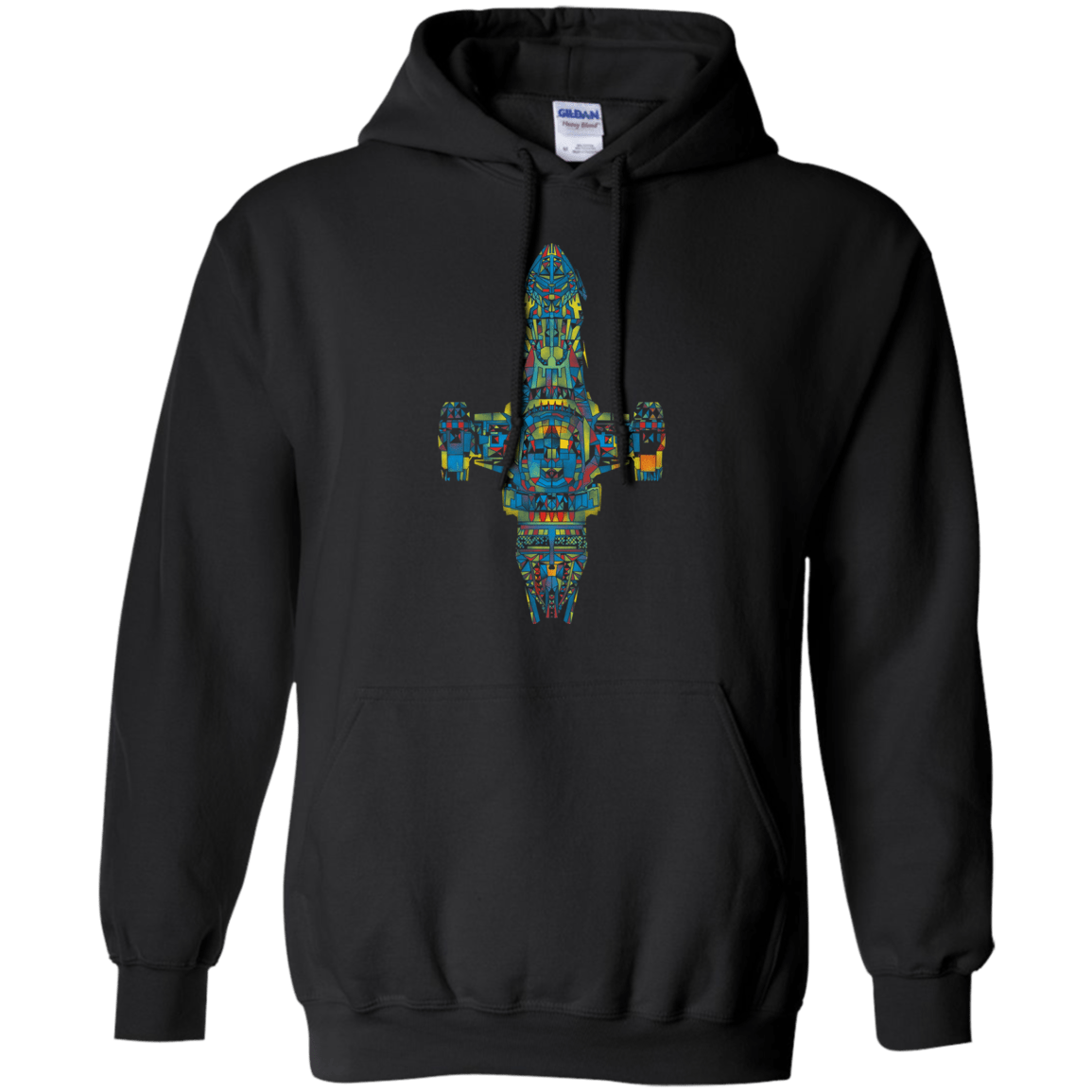 Sweatshirts Black / S Serenity Mosaic Pullover Hoodie