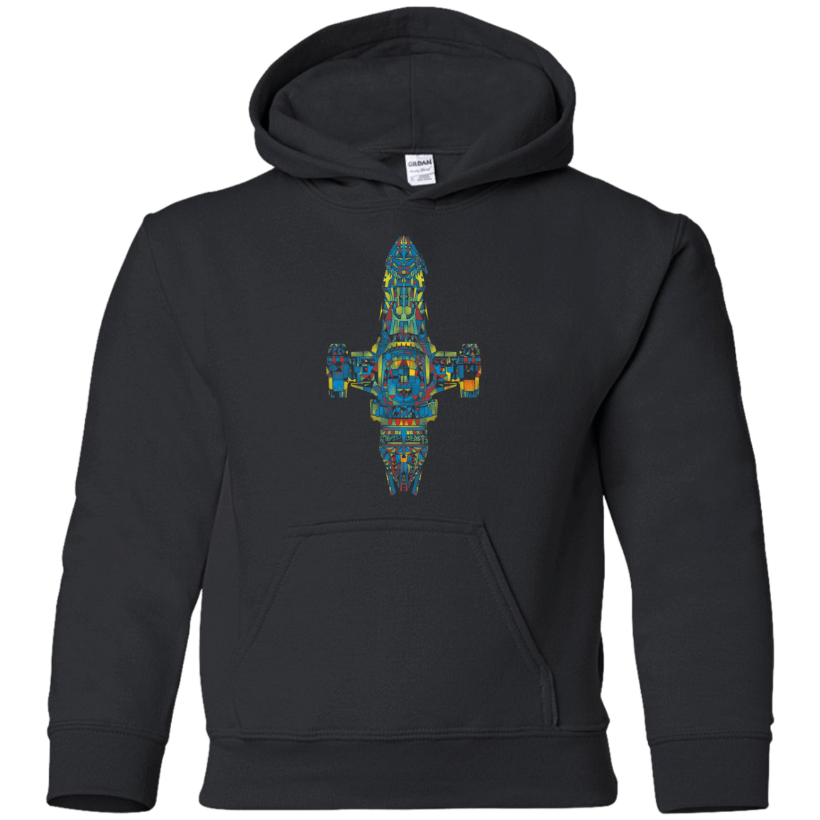 Sweatshirts Black / YS Serenity Mosaic Youth Hoodie