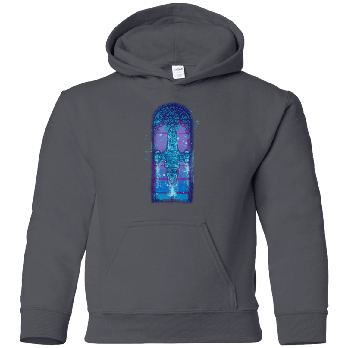 Sweatshirts Charcoal / YS Serenity Mosaica 2 Youth Hoodie
