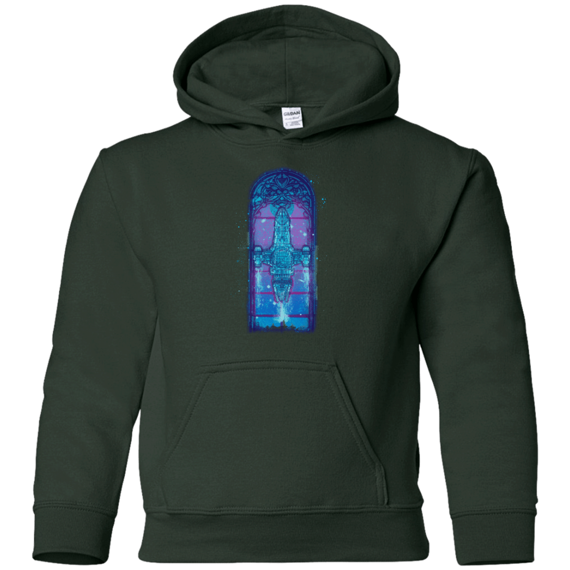 Sweatshirts Forest Green / YS Serenity Mosaica 2 Youth Hoodie