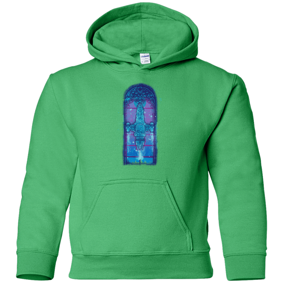 Sweatshirts Irish Green / YS Serenity Mosaica 2 Youth Hoodie