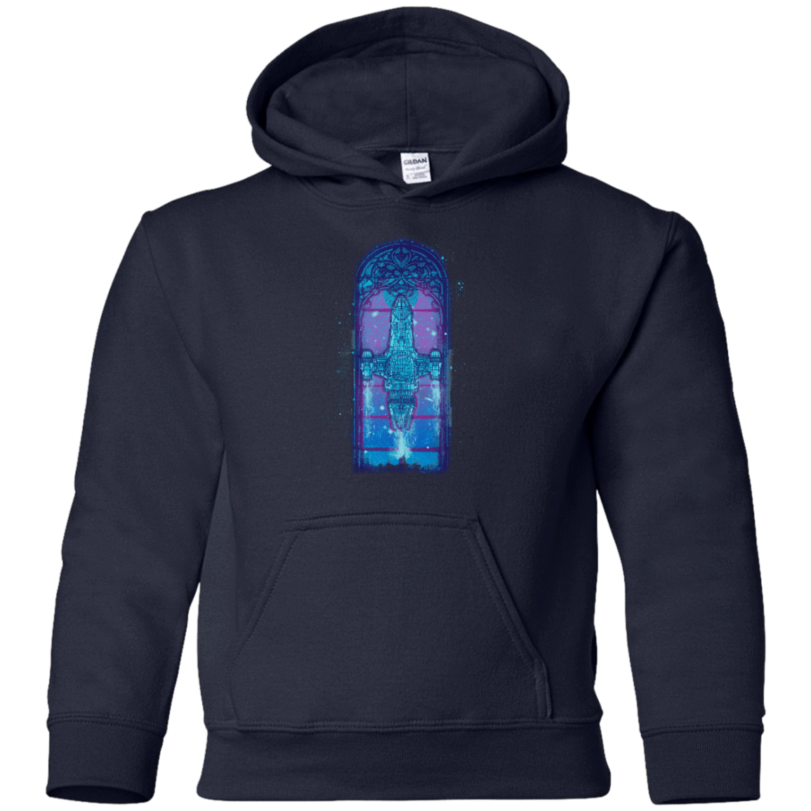Sweatshirts Navy / YS Serenity Mosaica 2 Youth Hoodie