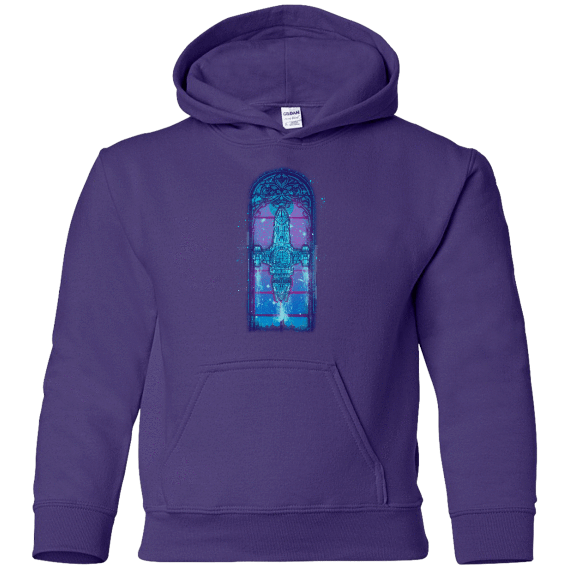 Sweatshirts Purple / YS Serenity Mosaica 2 Youth Hoodie