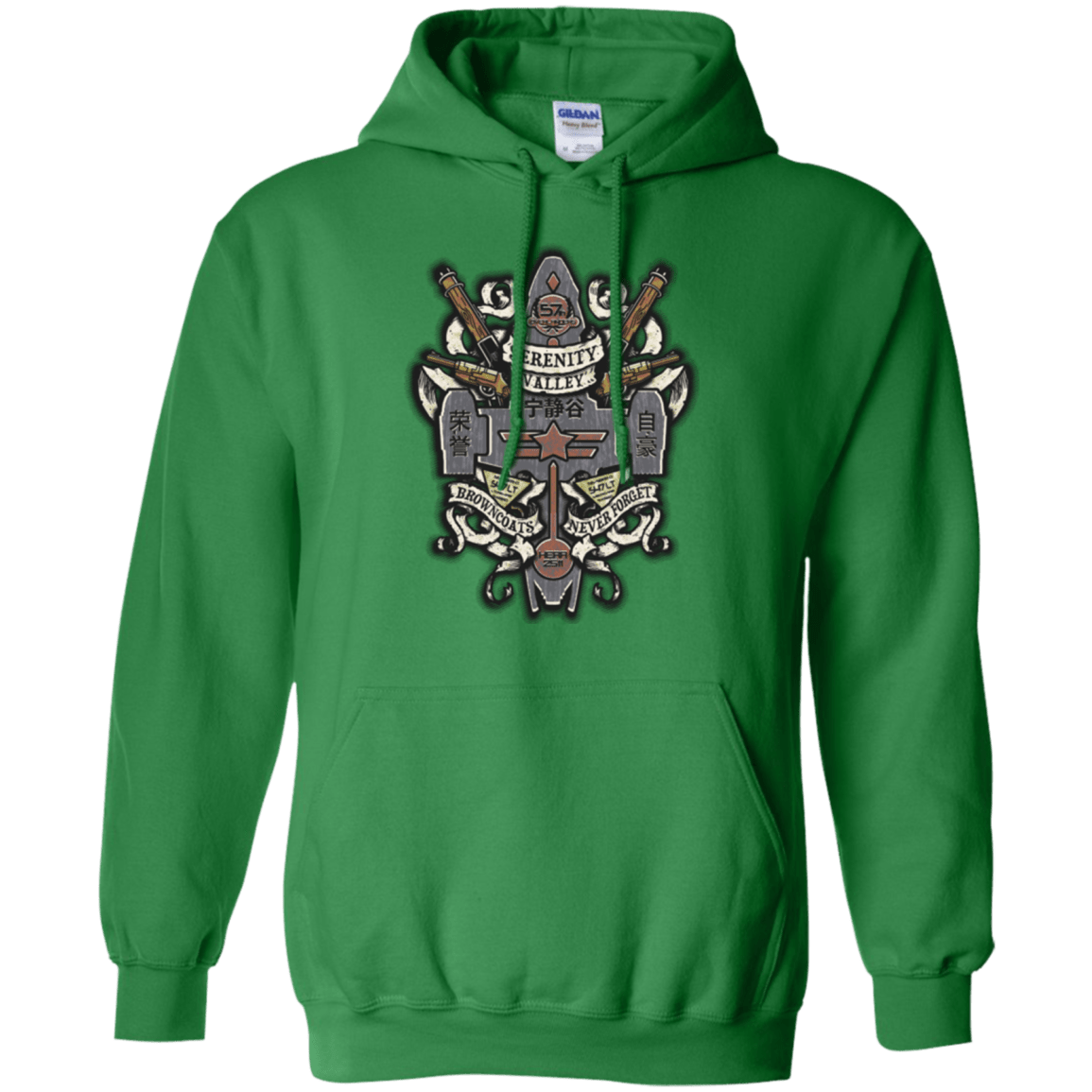 Sweatshirts Irish Green / Small Serenity Valley Memorial Pullover Hoodie