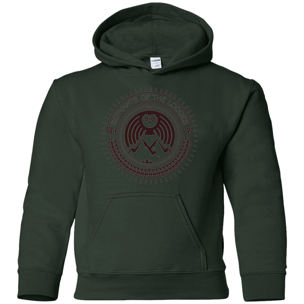 Sweatshirts Forest Green / YS SERVANTS Youth Hoodie