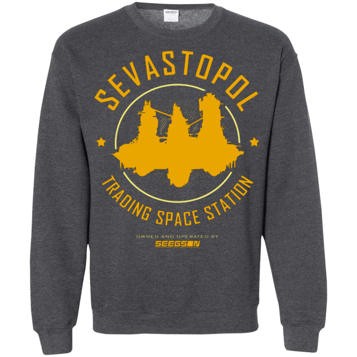 Sweatshirts Dark Heather / Small Sevastopol Station Crewneck Sweatshirt