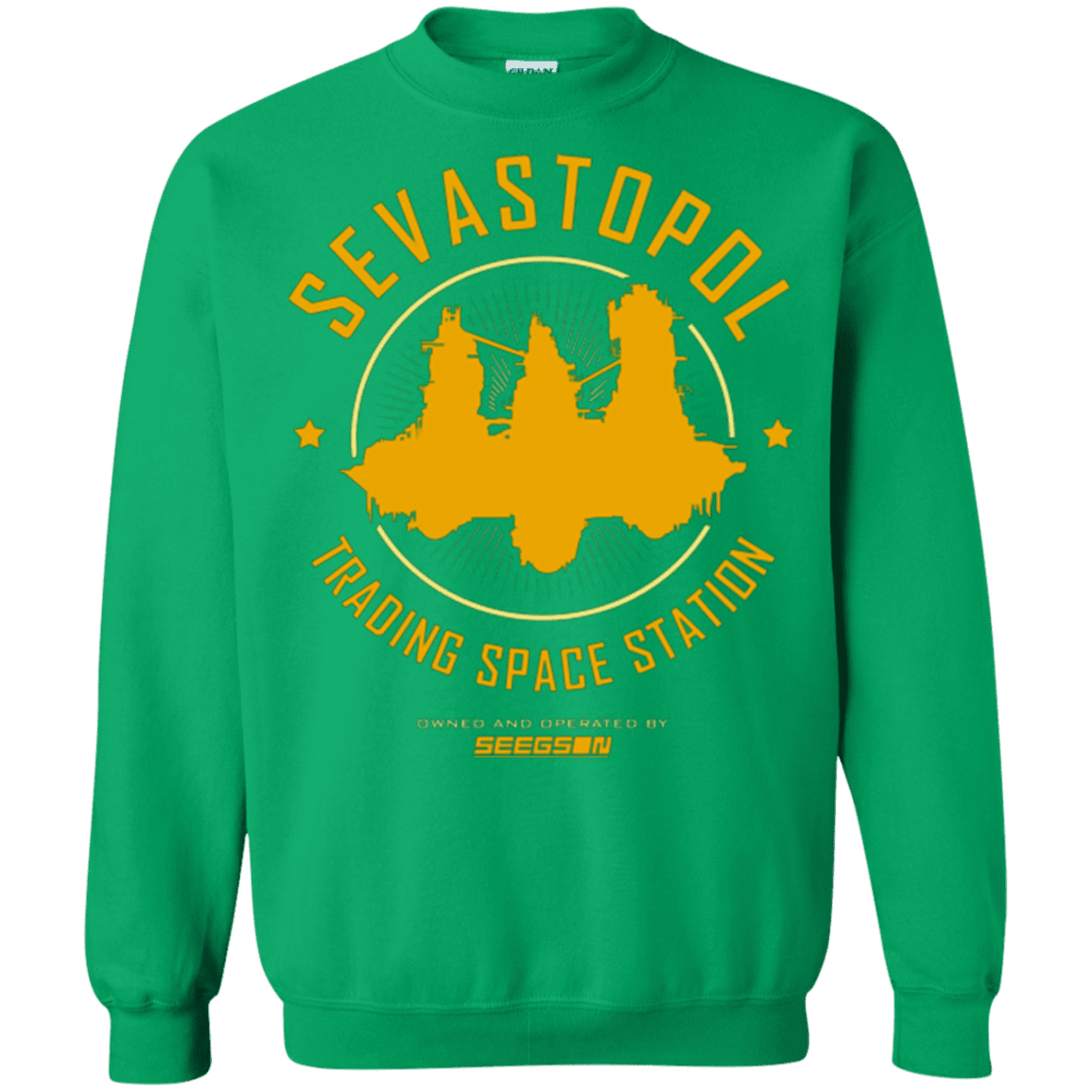 Sweatshirts Irish Green / Small Sevastopol Station Crewneck Sweatshirt