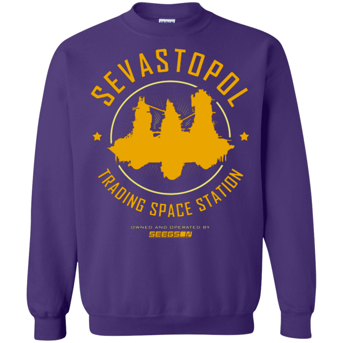 Sweatshirts Purple / Small Sevastopol Station Crewneck Sweatshirt