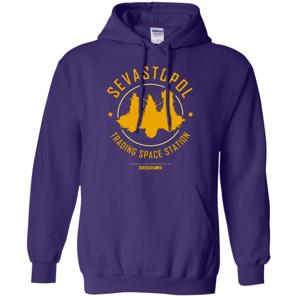 Sweatshirts Purple / Small Sevastopol Station Pullover Hoodie