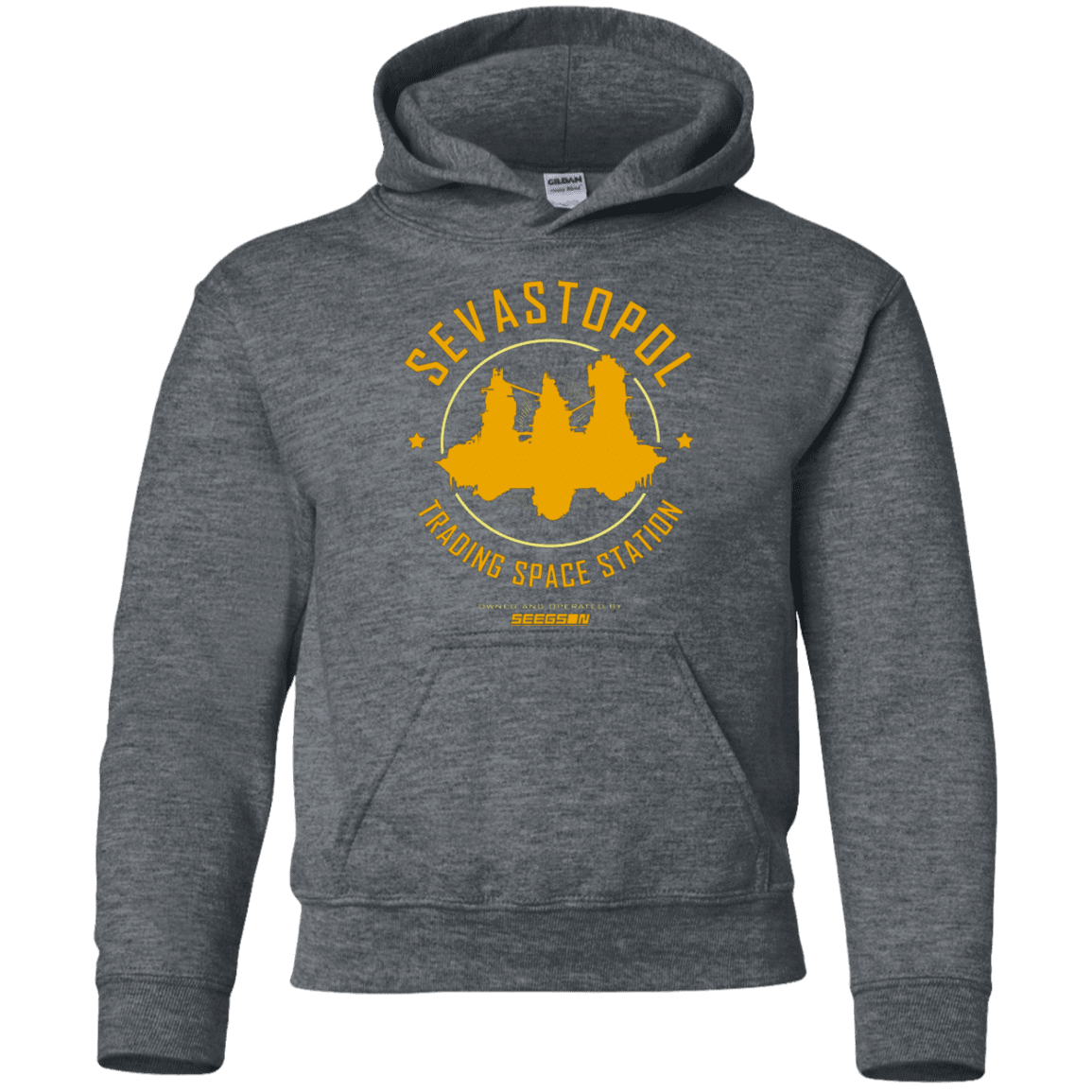 Sweatshirts Dark Heather / YS Sevastopol Station Youth Hoodie