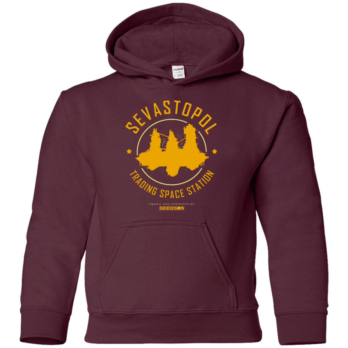 Sweatshirts Maroon / YS Sevastopol Station Youth Hoodie