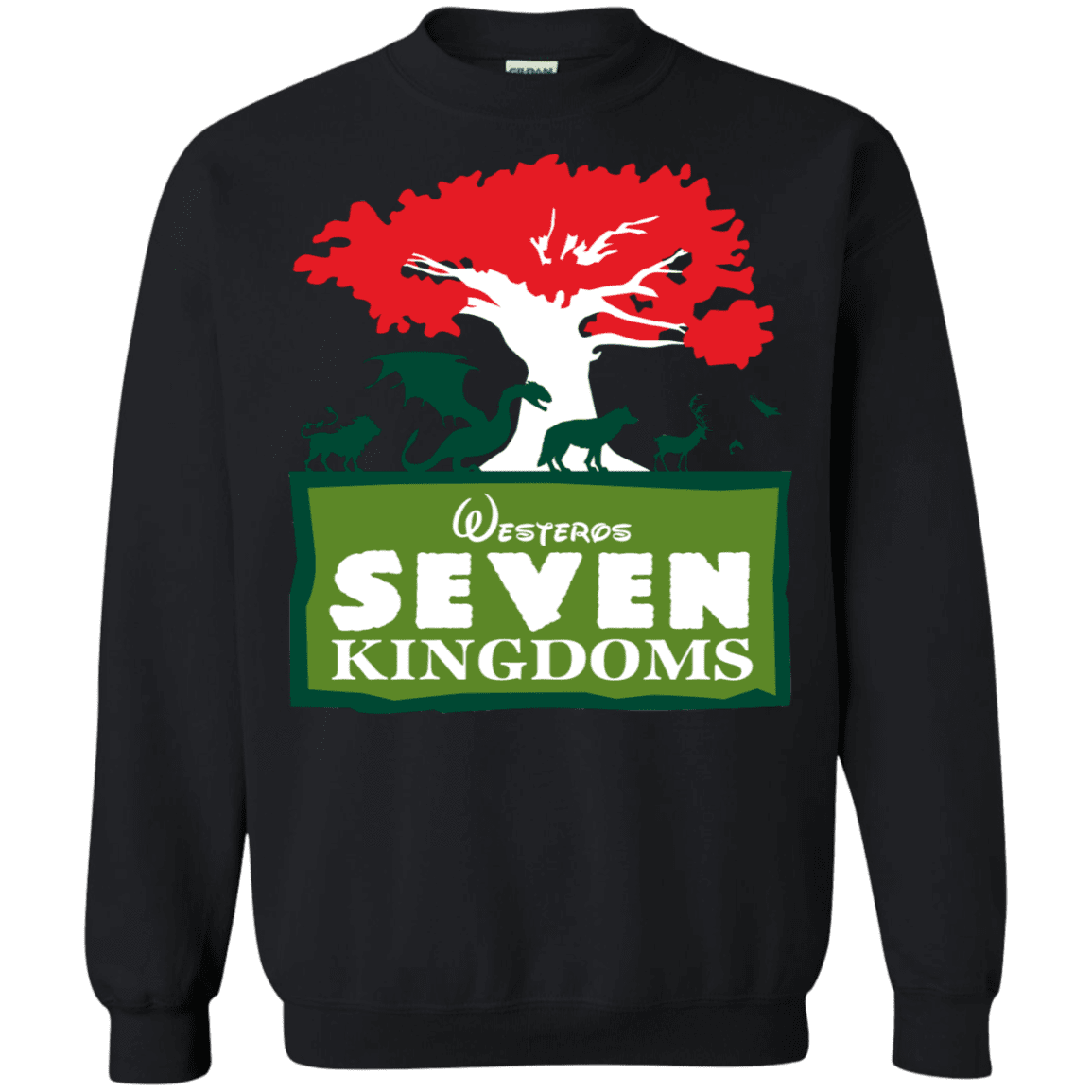 Sweatshirts Black / S Seven Kingdoms Crewneck Sweatshirt