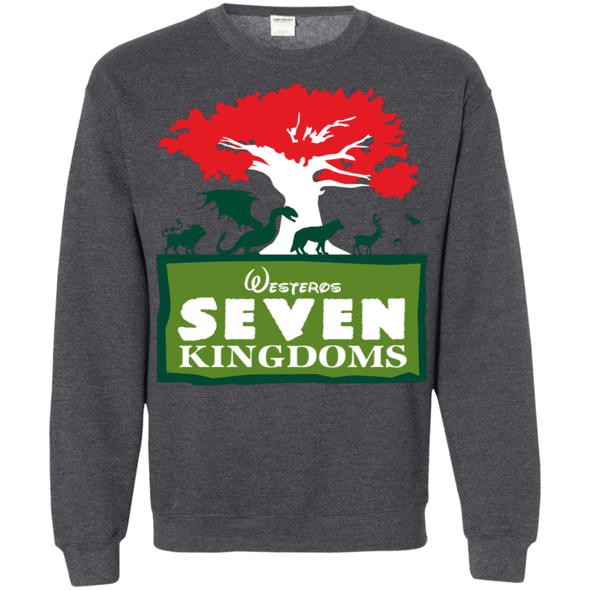 Sweatshirts Dark Heather / S Seven Kingdoms Crewneck Sweatshirt
