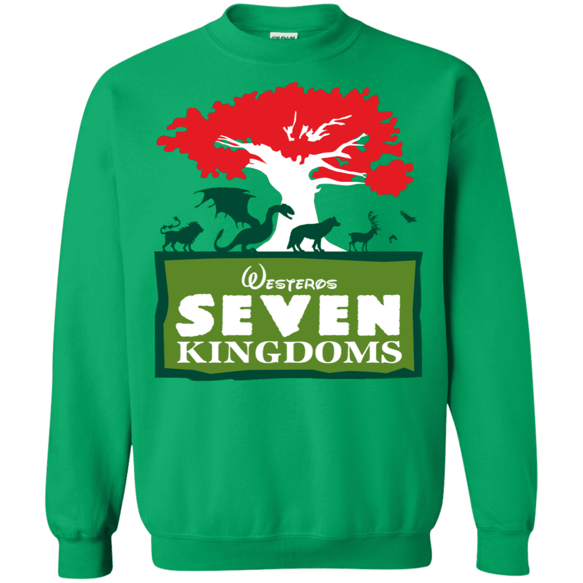 Sweatshirts Irish Green / S Seven Kingdoms Crewneck Sweatshirt