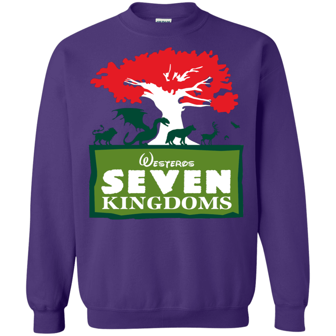 Sweatshirts Purple / S Seven Kingdoms Crewneck Sweatshirt