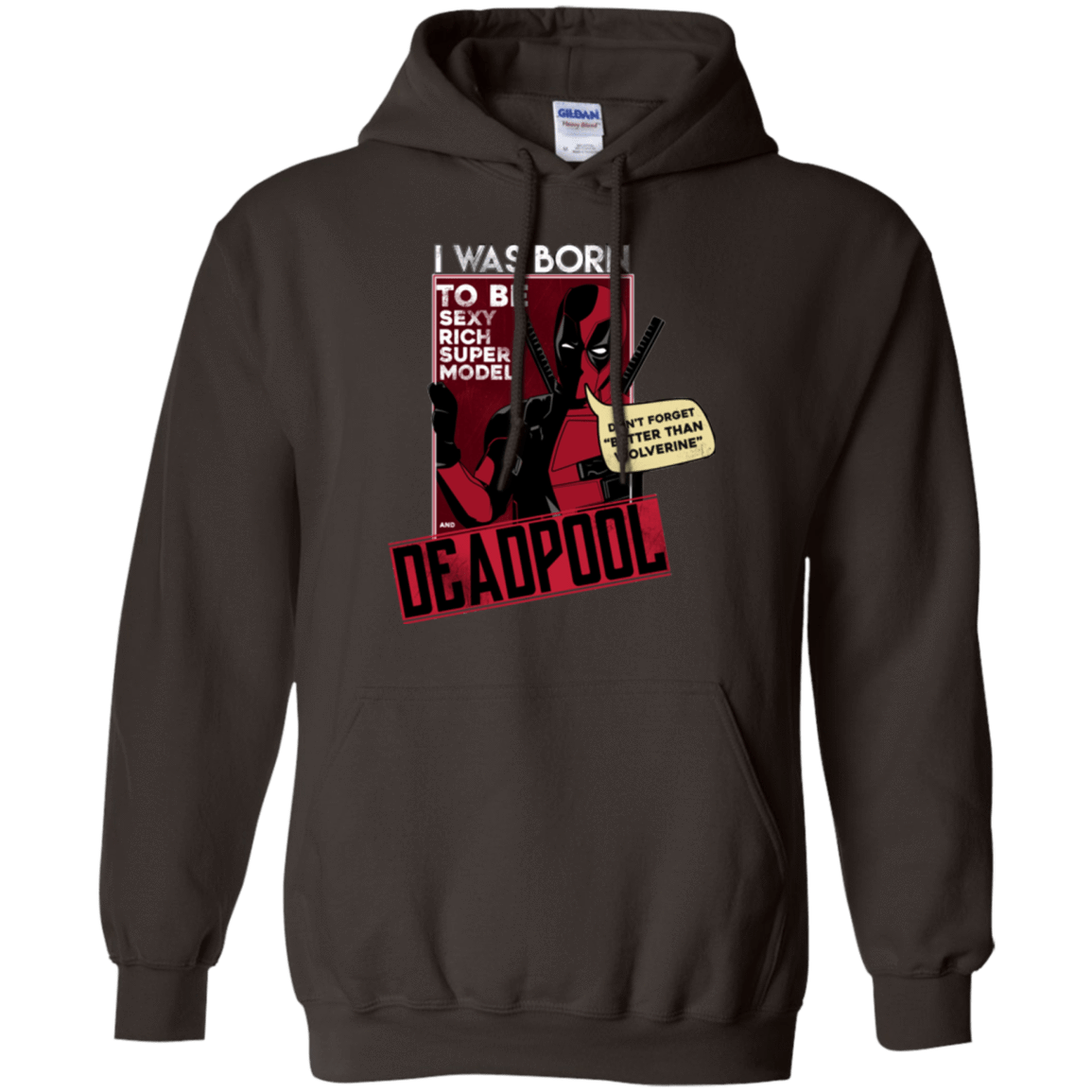 Sweatshirts Dark Chocolate / S Sexy Rich Super Model Pullover Hoodie