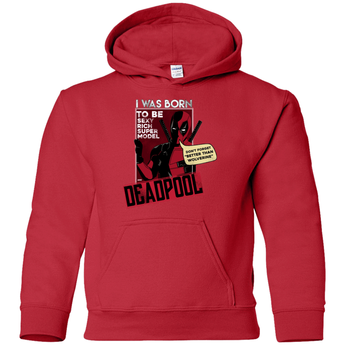 Sweatshirts Red / YS Sexy Rich Super Model Youth Hoodie