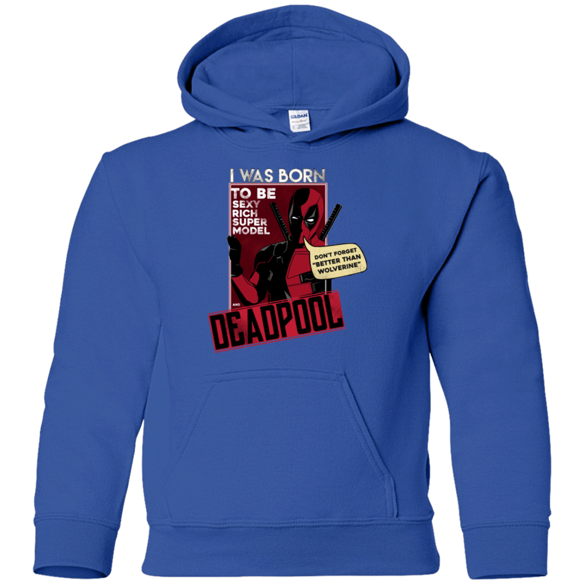 Sweatshirts Royal / YS Sexy Rich Super Model Youth Hoodie