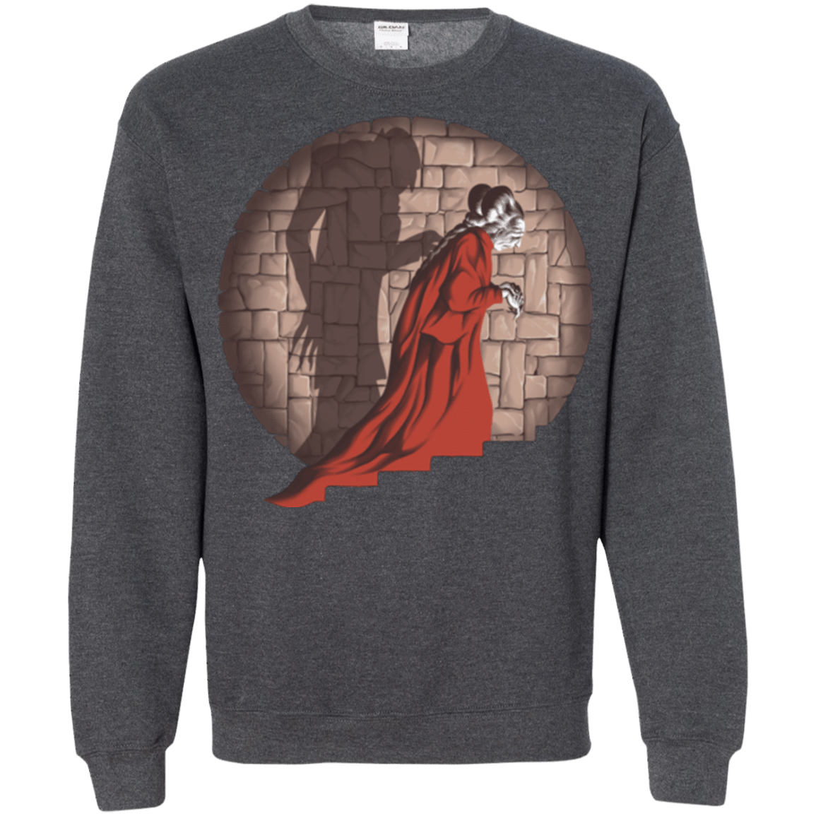 Sweatshirts Dark Heather / Small Shadow Mismatch Crewneck Sweatshirt