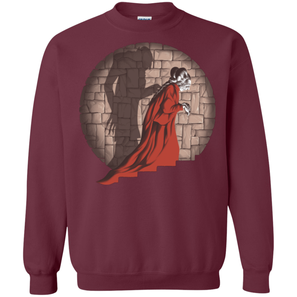 Sweatshirts Maroon / Small Shadow Mismatch Crewneck Sweatshirt