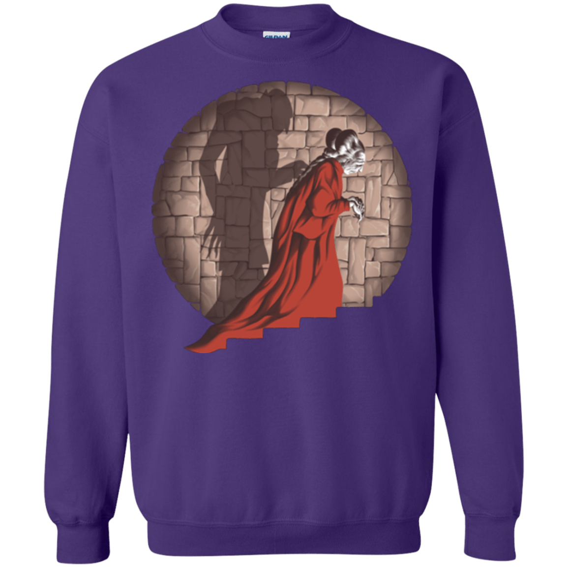 Sweatshirts Purple / Small Shadow Mismatch Crewneck Sweatshirt