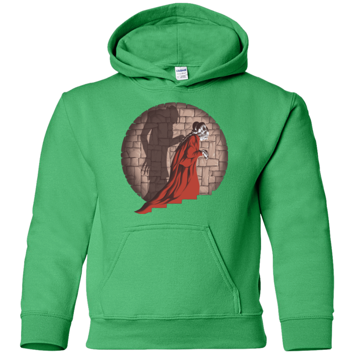Sweatshirts Irish Green / YS Shadow Mismatch Youth Hoodie