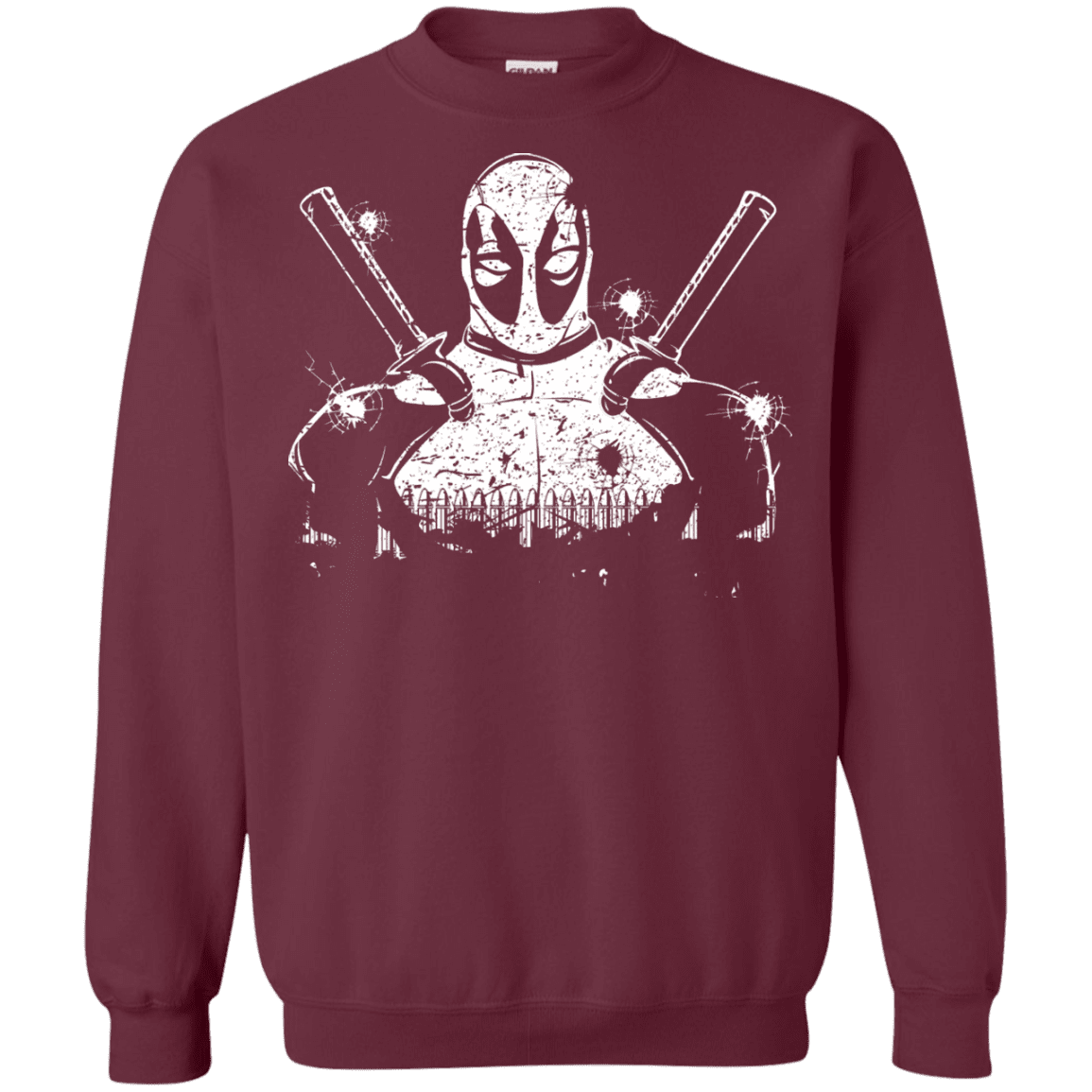 Sweatshirts Maroon / S Shadow of Mercenary Crewneck Sweatshirt