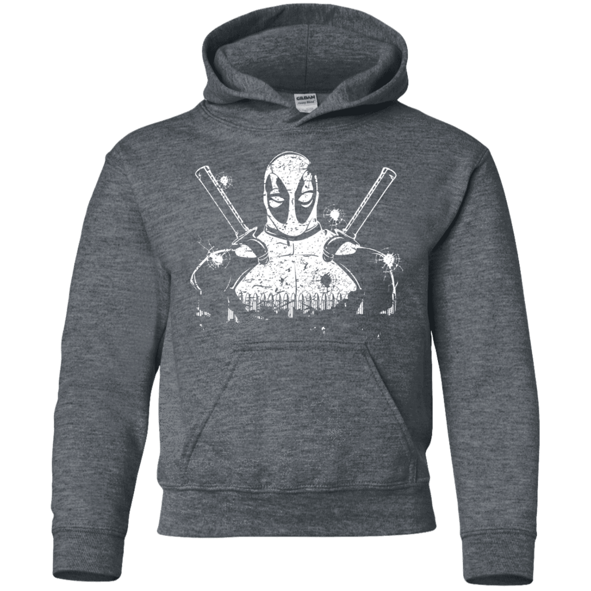 Sweatshirts Dark Heather / YS Shadow of Mercenary Youth Hoodie