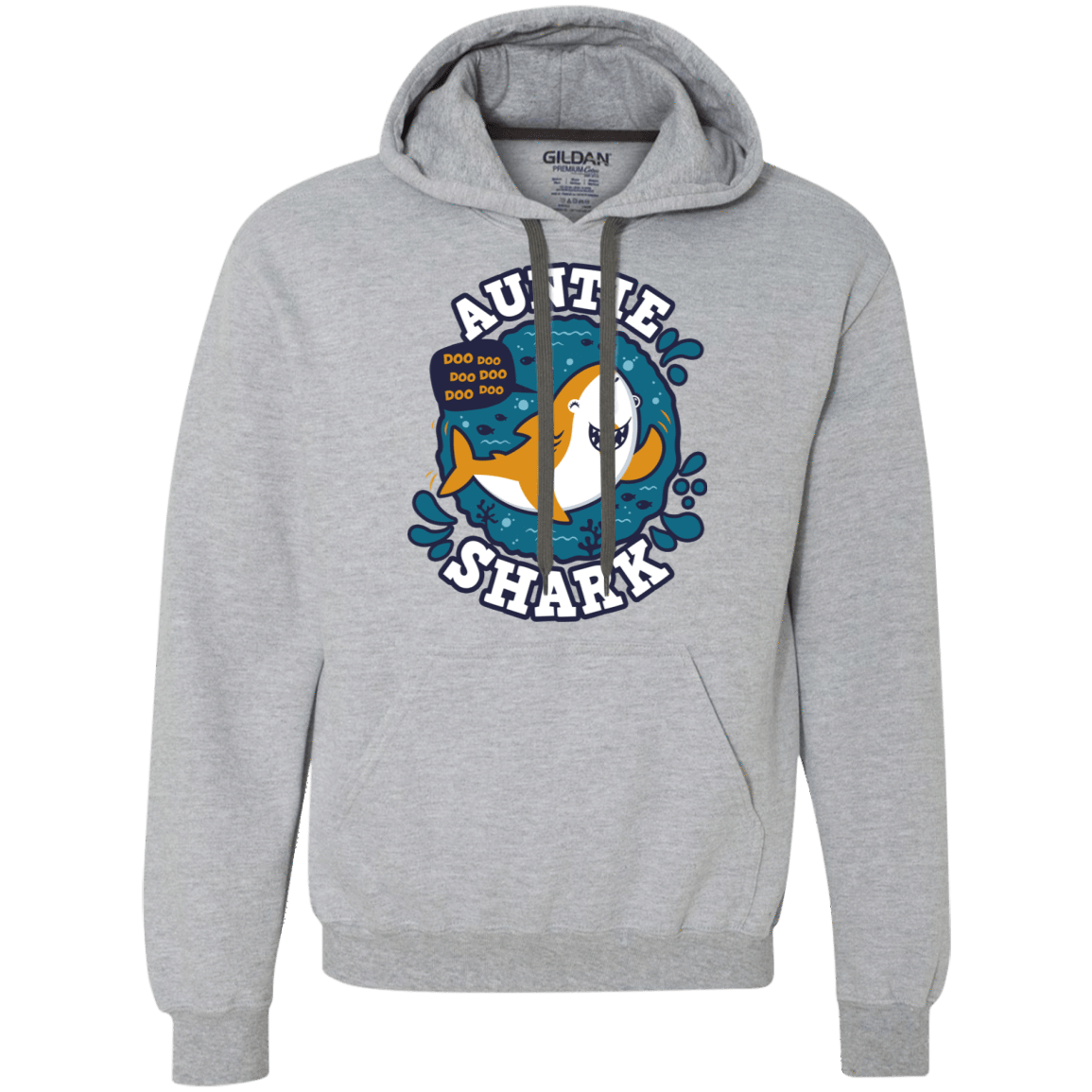Sweatshirts Sport Grey / 2XL Shark Family Trazo - Auntie Premium Fleece Hoodie