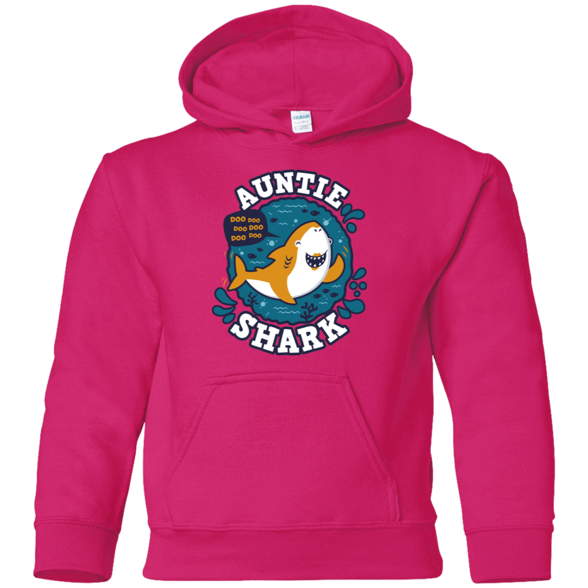 Sweatshirts Heliconia / YS Shark Family Trazo - Auntie Youth Hoodie