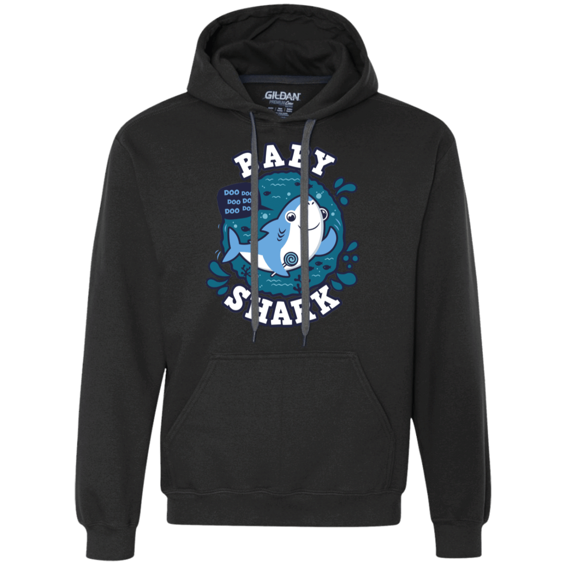 Sweatshirts Black / S Shark Family trazo - Baby Boy Premium Fleece Hoodie