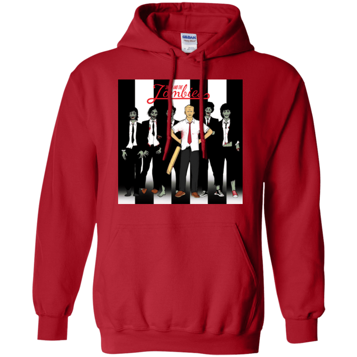 Sweatshirts Red / Small Shaun and the Zombies Pullover Hoodie
